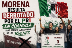 Morena resulta derrotado por el PRI en Coahuila tras perder el respaldo de los jóvenes